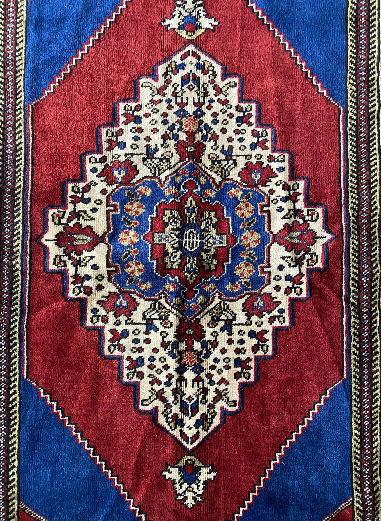 Vintage Turkish Rug,Anatolian Handmade Rug,Taspinar Carpet,Kayseri Rug,Central Anatolia Rug,Wool Rug,5x7 ft Rug