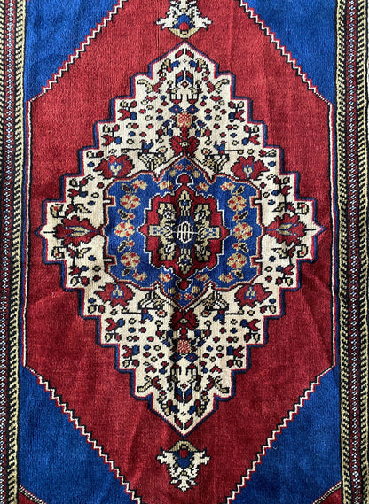 Vintage Turkish Rug,Anatolian Handmade Rug,Taspinar Carpet,Kayseri Rug,Central Anatolia Rug,Wool Rug,5x7 ft Rug