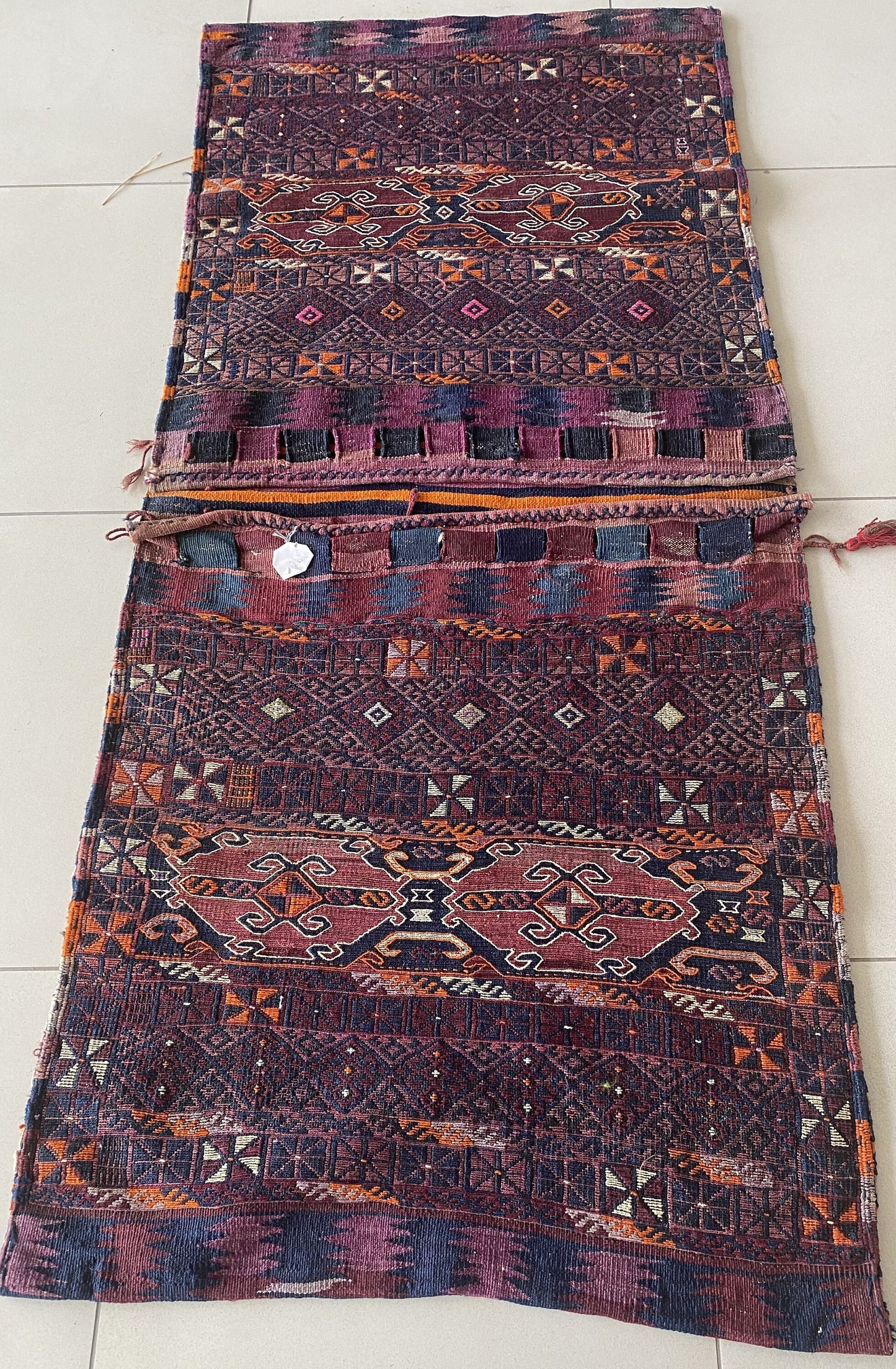 Kurdish Tribal Saddle Bag