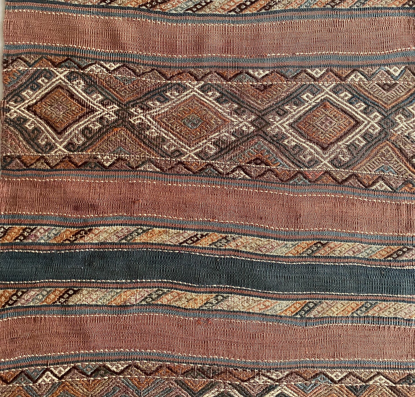 Antique Caucasian Kilim Runner Rug