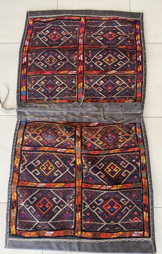 Kurdish Tribal Saddle Bag