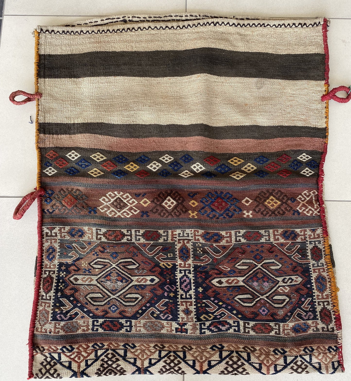 Kurdish Storage Kilim Bag