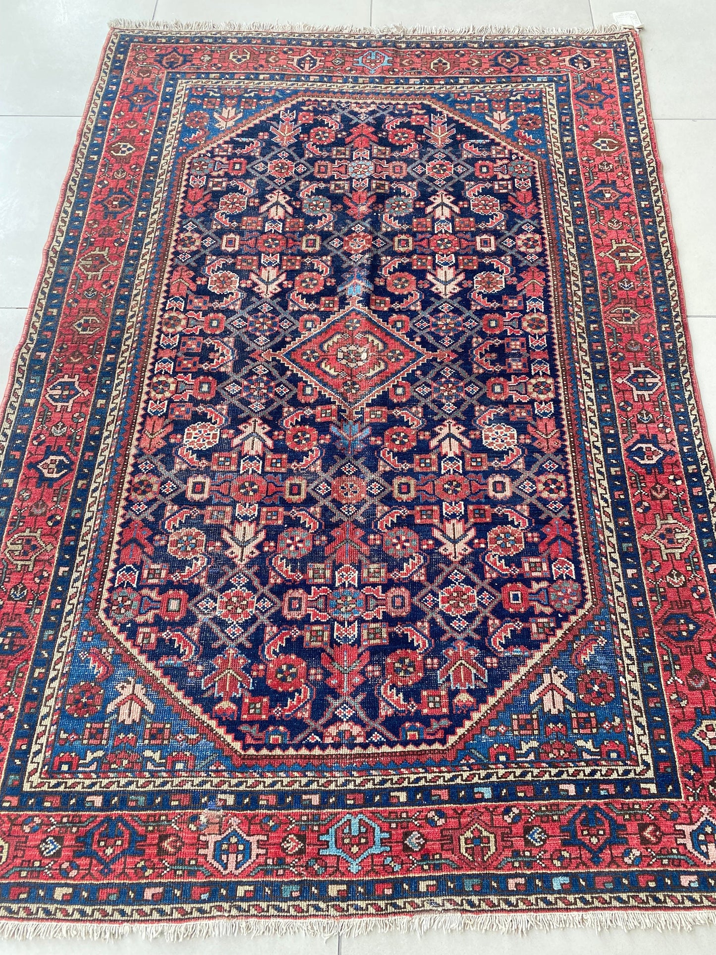 Antique Kurdish Rug, 4x7 Rug, Antique Anatolian Rug, Anatolian Kurdish Rug, Kurdish Tribal Rug