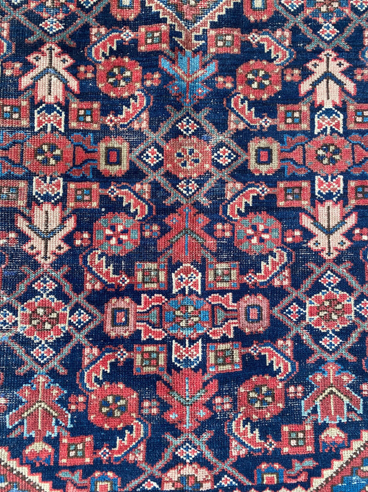 Antique Kurdish Rug, 4x7 Rug, Antique Anatolian Rug, Anatolian Kurdish Rug, Kurdish Tribal Rug