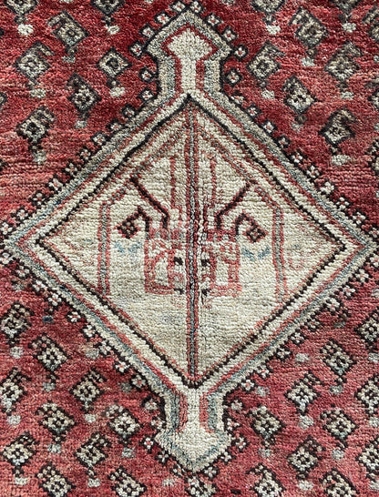 Antique Kurdish Rug, Antique Kurdish Carpet, 4x7 Rug