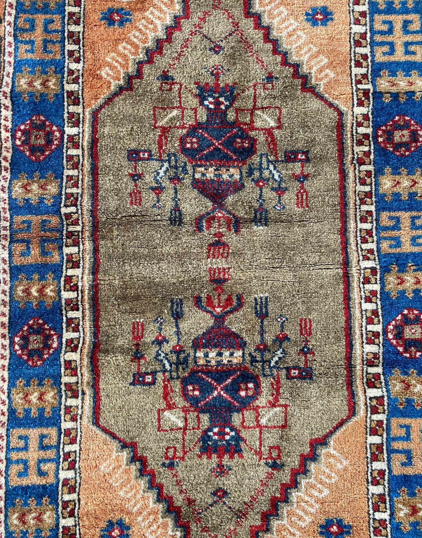 Vintage Turkish Yahyali Rug