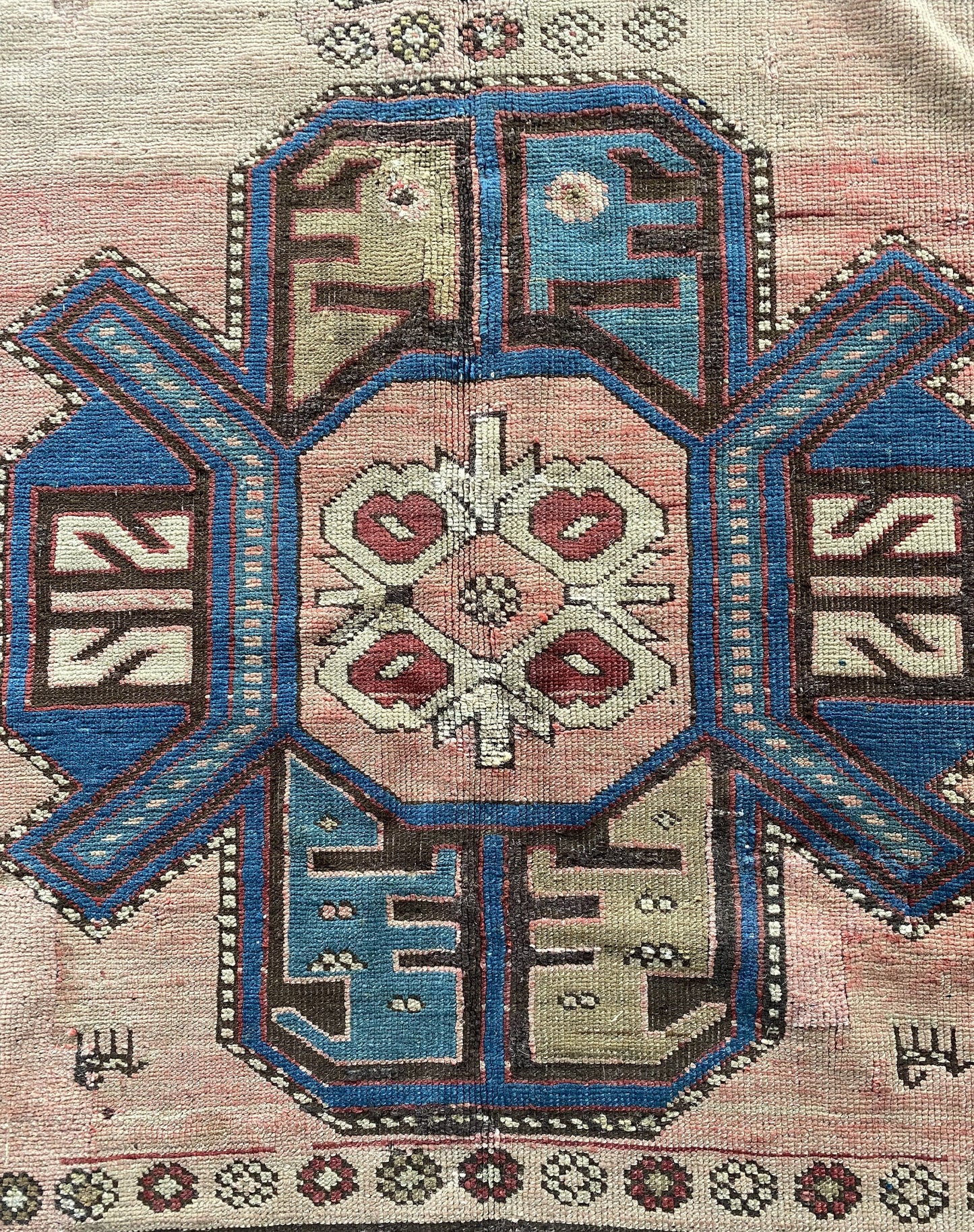 Antique Shirvan Rug, Antique Caucasian Rug, 19th Century Rug from Caucasus, 5x9 ft Rug