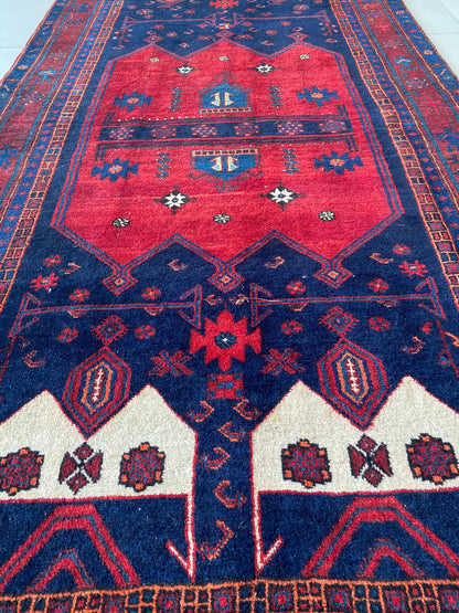 Antique Rug,Kurdish Rug,Wool Rug,Oriental Rug,Handmade Rug,Tribal Rug,Handwoven Rug,Traditional Rug,4x9 Rug,Anatolian Rug,Antique KurdishRug