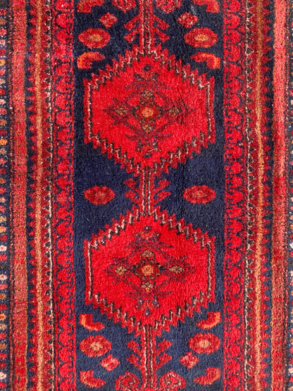 Antique Kurdish Rug, Antique Kurdish Carpet, Tribal Kurdish Rug, 4x7 Rug