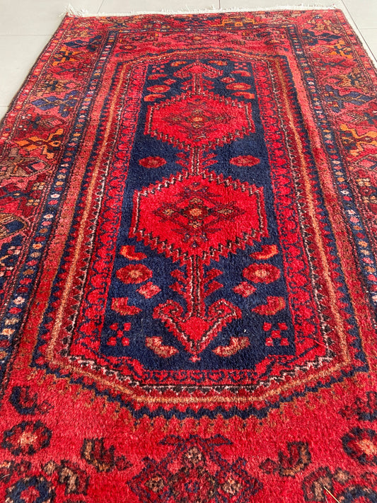 Antique Kurdish Rug, Antique Kurdish Carpet, Tribal Kurdish Rug, 4x7 Rug