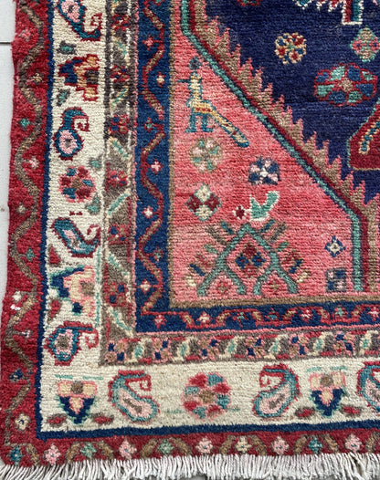 Antique Kurdish Rug,Oriental Rug,Handwoven Rug,Handmade Rug,4x7 Rug,Old Rug,Antique Rug,Boteh Rug,Kurdish Rug,Anatolian Rug,Nomadic Rug