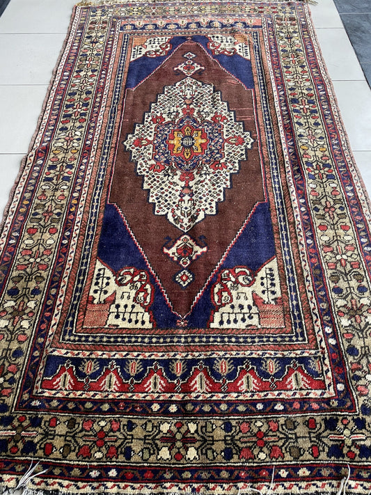 Vintage Rug, Turkish Rug, Turkish Carpet, Wool Rug, Area Rug, Traditional Rug, Taspinar Rug, 5x10 Rug, Oriental Rug, Anatolian Rug