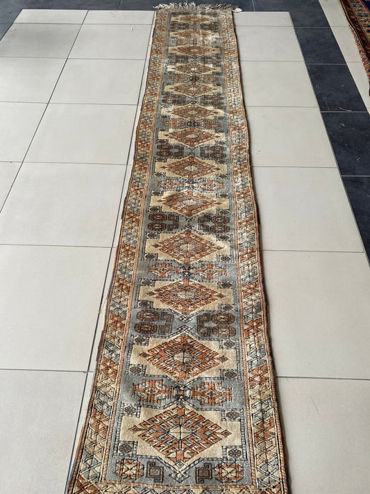 Vintage Anatolian Runner Rug