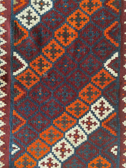 Antique Bakhtiari Kilim Rug