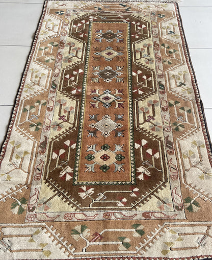 Vintage Turkish Milas Rug