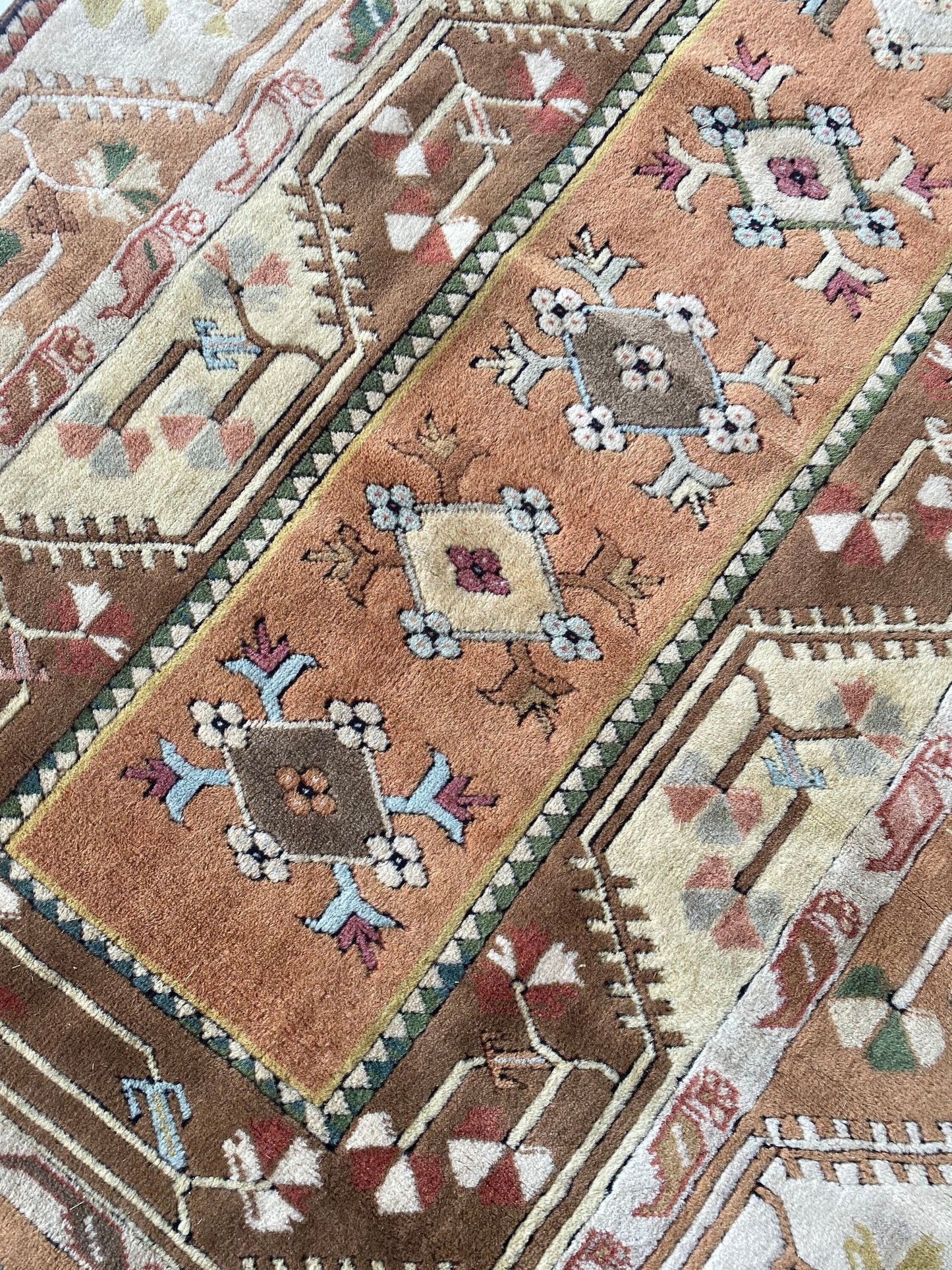 Vintage Turkish Milas Rug