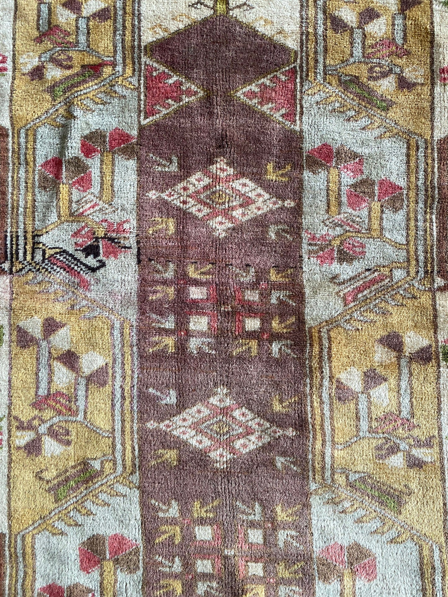 Vintage Turkish Milas Rug