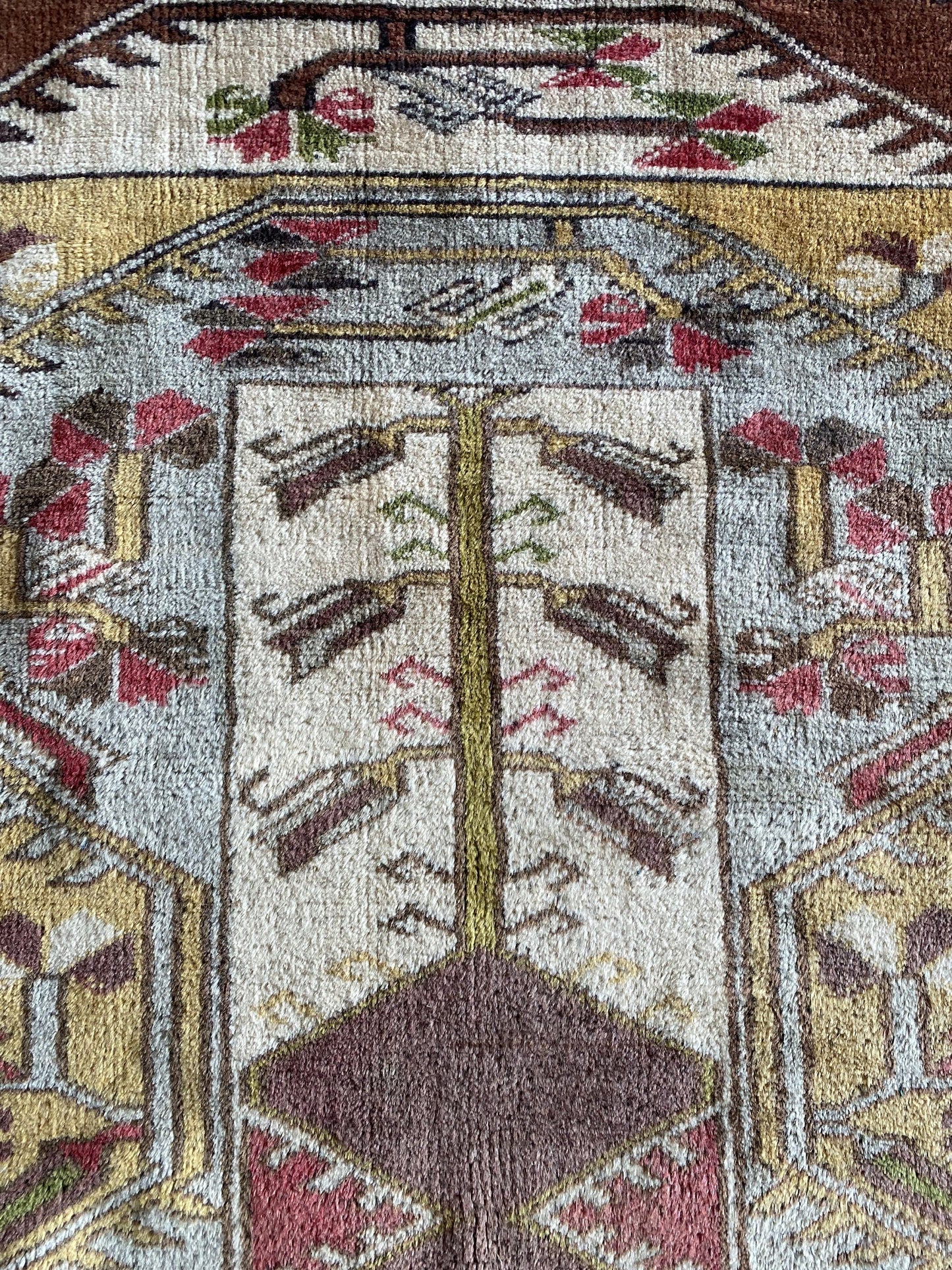 Vintage Turkish Milas Rug