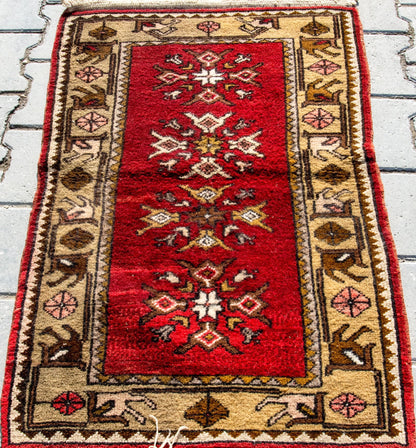 Vintage Anatolian Milas Rug