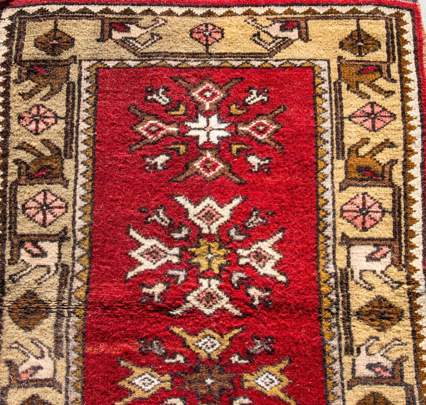 Vintage Anatolian Milas Rug