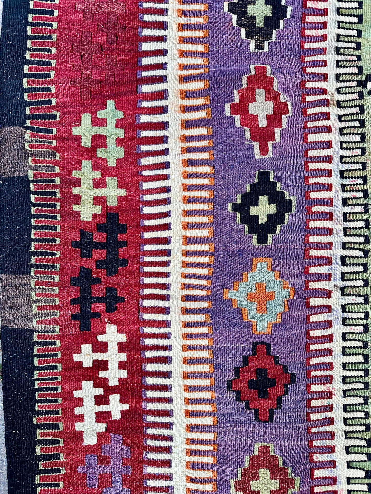 Prayer Rug, Antique Kilim Rug, Konya Rug, Prayer Kilim Rug, Obruk Kilim Rug, Mihrab Rug