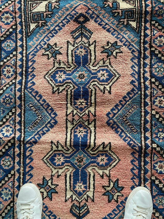 Vintage Anatolian Small Dosemealti Rug