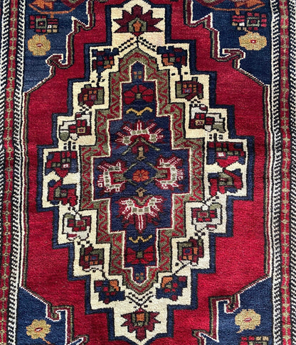 Turkish Vintage Rug, Yahyali Rug, Tribal Rug, 3x6 Rug,Ethnic Rug, Oriental Rug, Handwoven Rug, Nomadic Rug,Rug for Living Room, Kitchen Rug