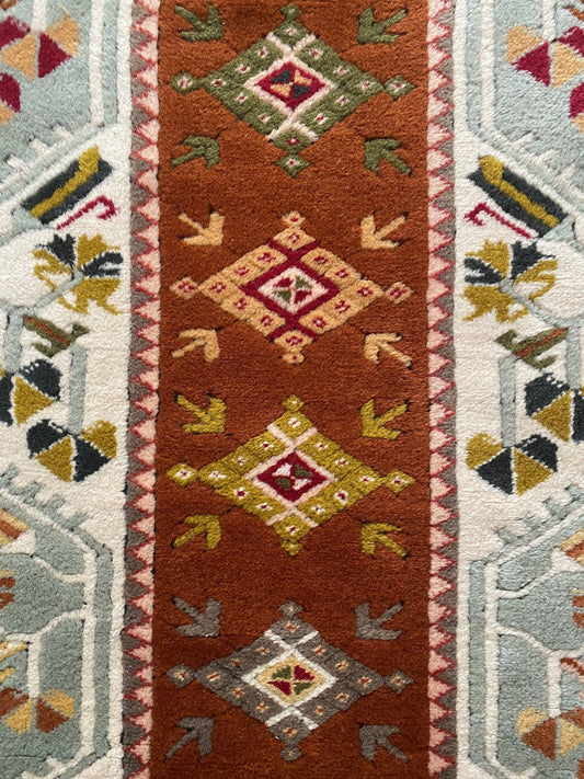 Vintage Turkish Milas Rug